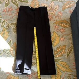 Ecru ankle-fit black pants. Never worn!